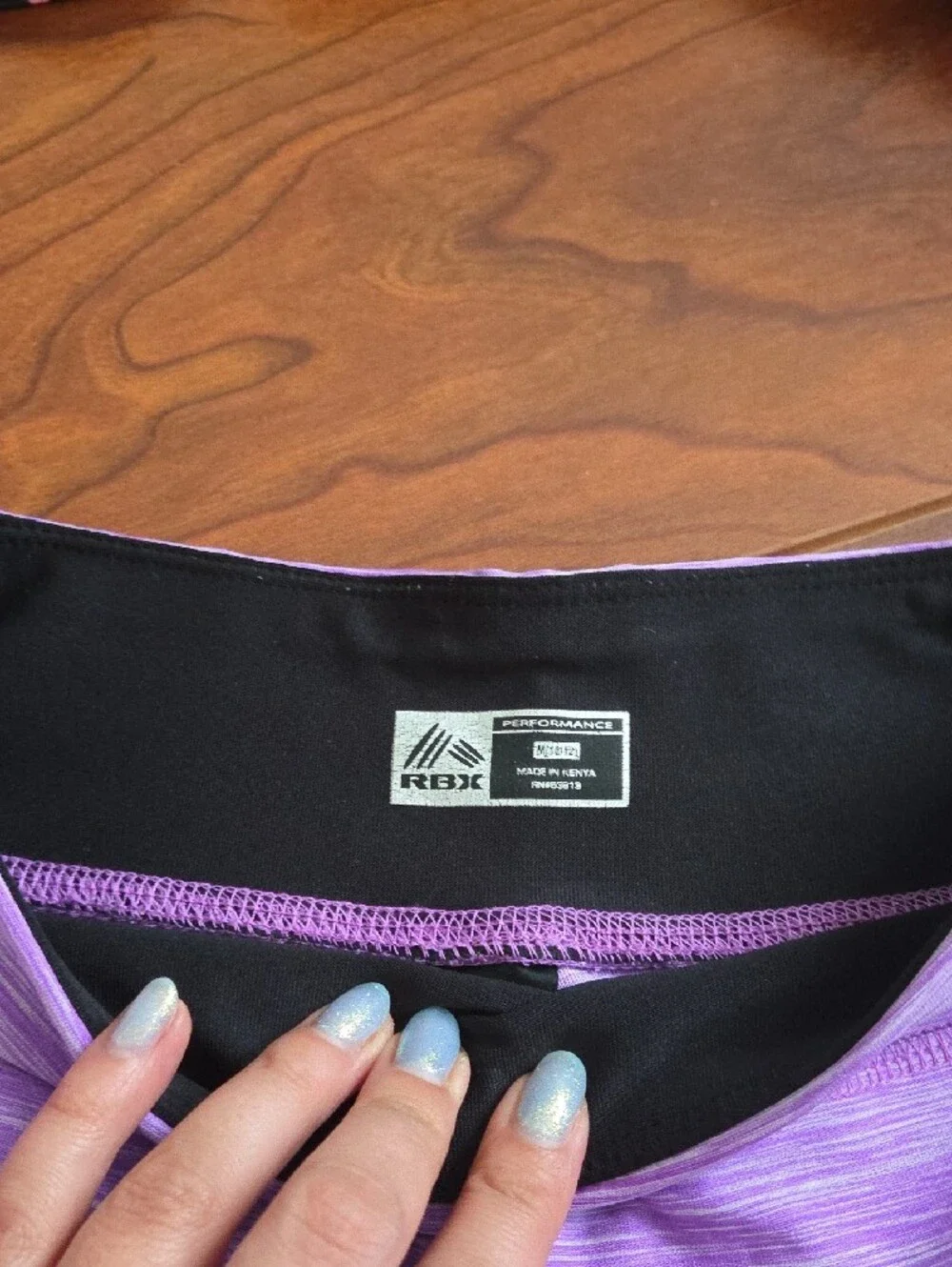 Mixed Purple & Multicolor Active Bottoms Shorts